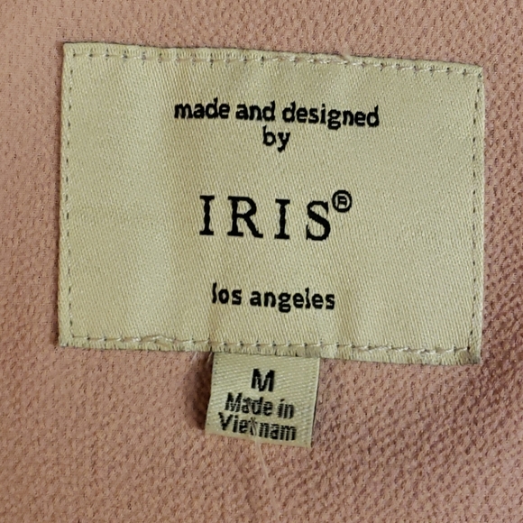 IRIS Long Sleeve Blush Cardigan Size Medium - Picture 11 of 12